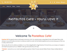 Tablet Screenshot of pastelitoscafe.com